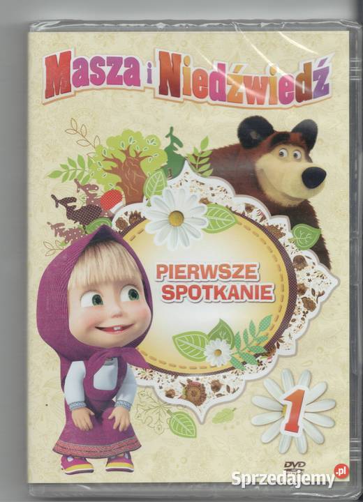 MASZA I NIEDŹWIEDŹ PIERWSZE SPOTKANIE DVD BAJKA Warszawa