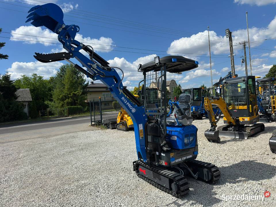 Nowa Minikoparka RIPPA R13 PRO Kubota 13 Tony Złoczew