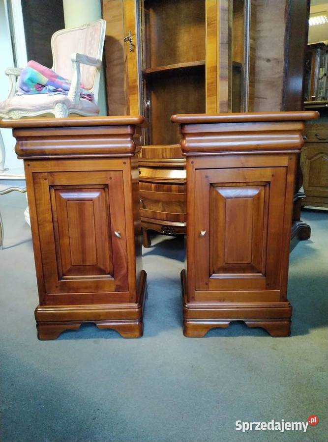 Dwie włoskie szafki nocne komplet stolików Białystok