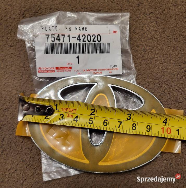 Toyota Rav4 Emblemat Znaczek Logo tył 7547142020 Emblematy