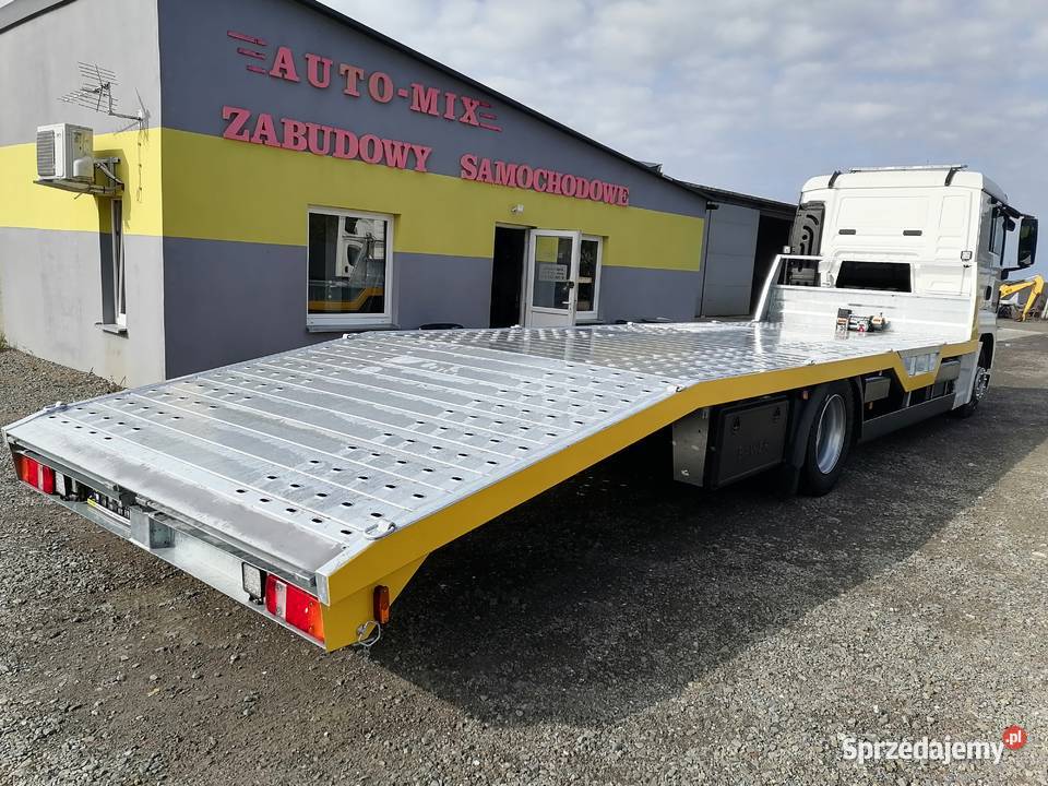 MAN MERCEDES autolaweta DMC 1518T najazd Autolawety Strachosław