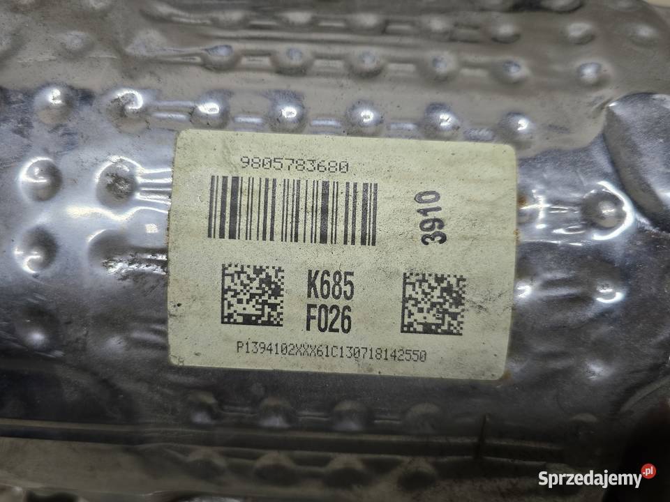 Filtr DPF Katalizator 9805783680 CITROEN PEUGEOT Rok produkcji 2013 Katalizatory