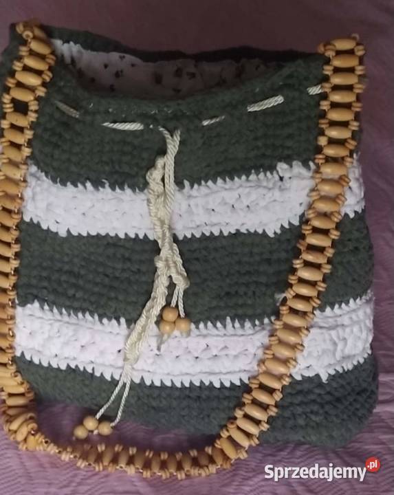 Torebka wykonana własnoręcznie na szydelku Warszawa