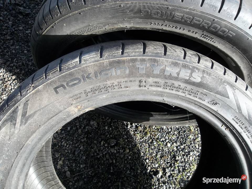 Opony letnie NOKIAN POWERPROOF 23545 R17 Iława sprzedam