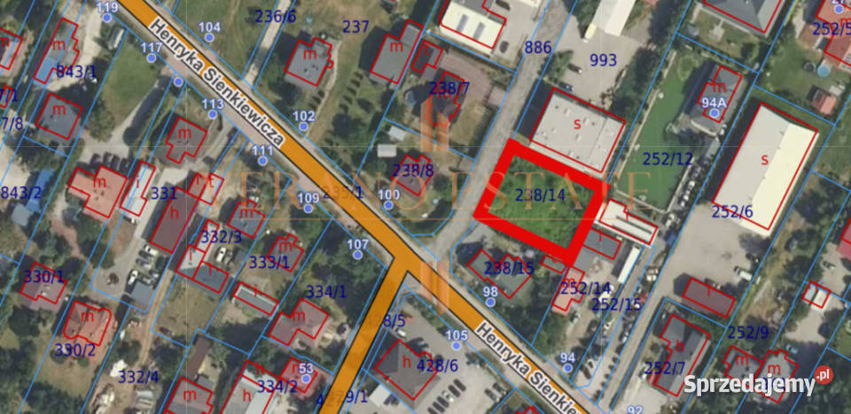 900 m2 Sienkiewicza inwestycyjna utwardzona Stare Babice