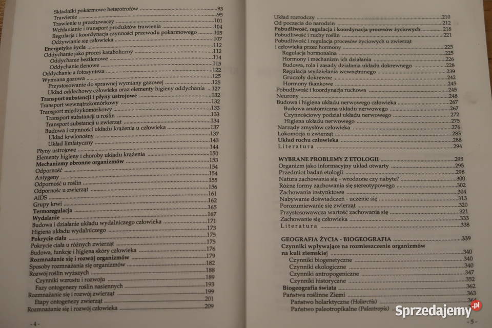 Henryk Wiśniewski Biologia klas III tradycyjny podręcznik Siedlce