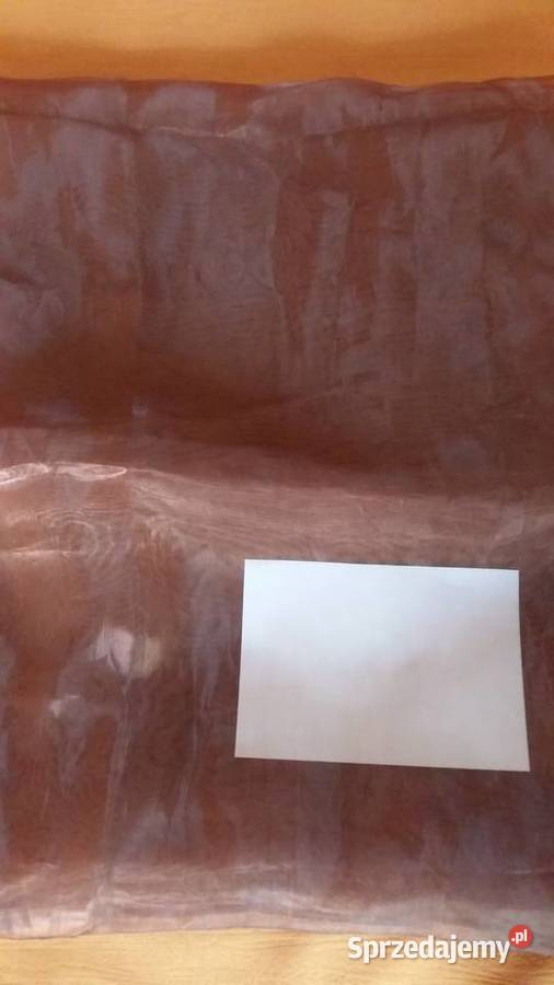 Organza 190x150 kolor złocistobrązowyKupon