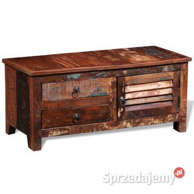 vidaXL Szafka TVszafka boczna lite drewno z Warszawa