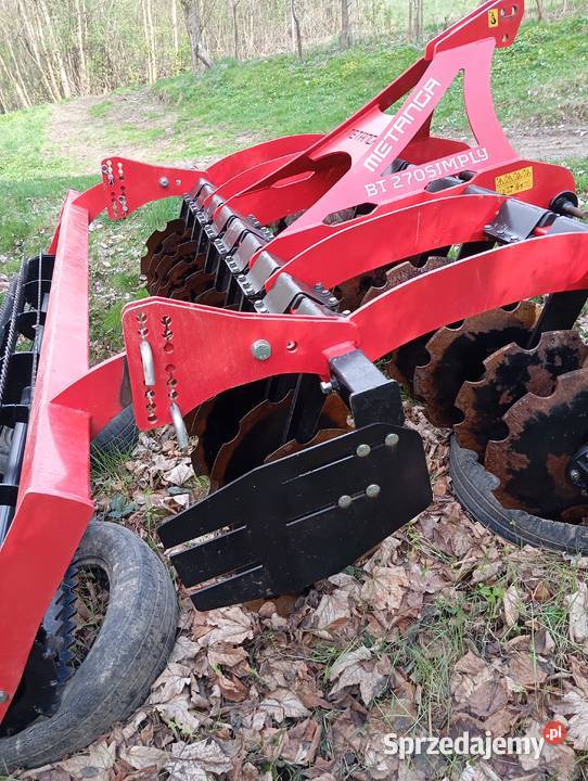 Brona talerzowa metanga bt270 Agregaty małopolskie Zakliczyn