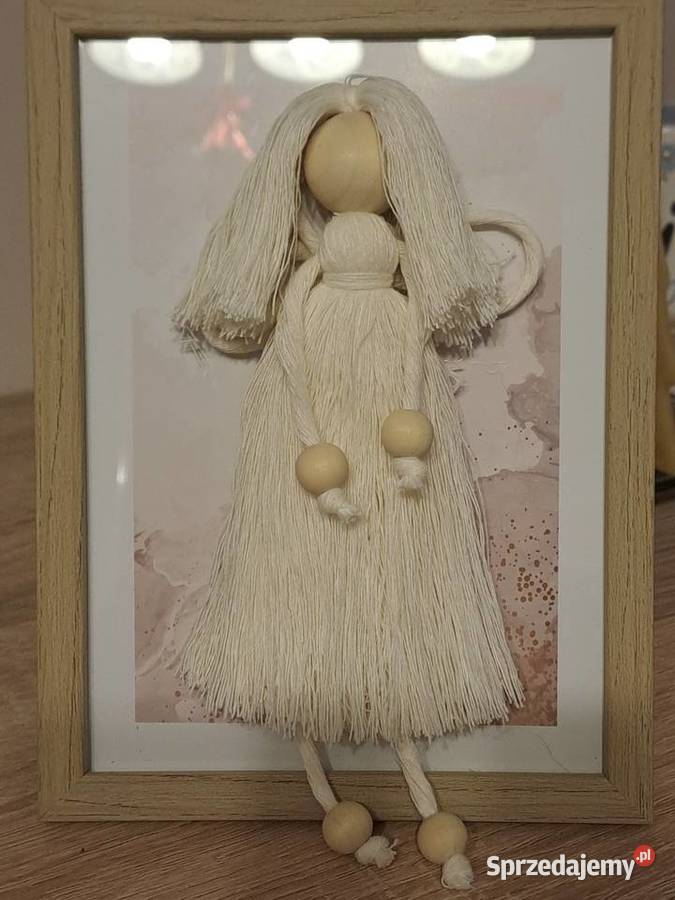 Makrama aniołek biały Wrocław