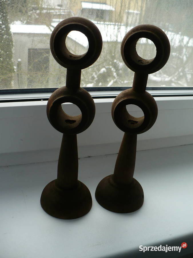 Karnisz drewniany 180 m podwójny brązowy Karnisze Poznań sprzedam