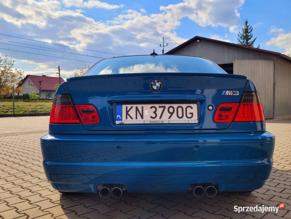 BMW E46M3 Laguna Seca Blue skórzana tapicerka Nowy Sącz