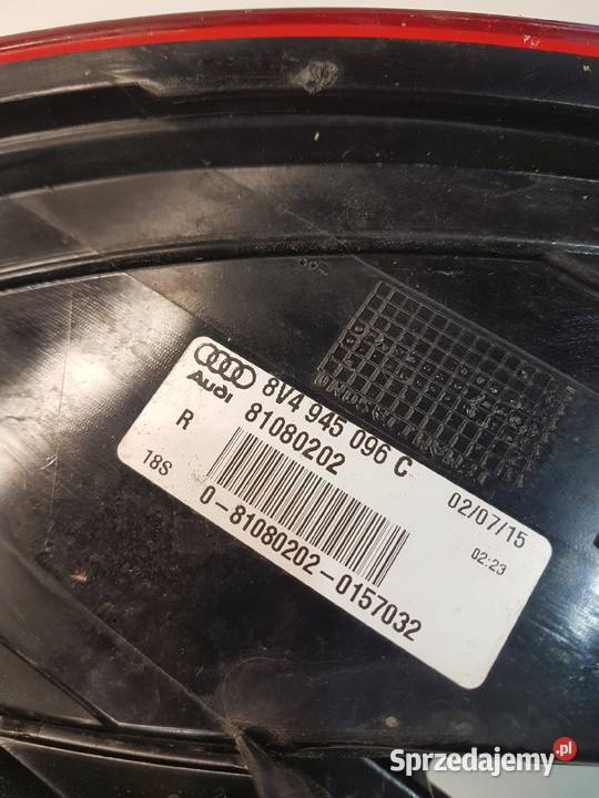 LAMPA PRAWY TYŁ AUDI A3 8V SPORTBACK 8V4945096C śląskie