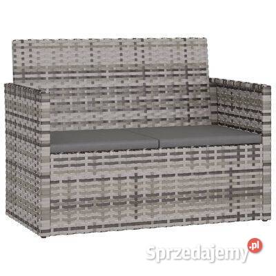 vidaXL Ławka ogrodowa z poduszkami szara 105 Warszawa