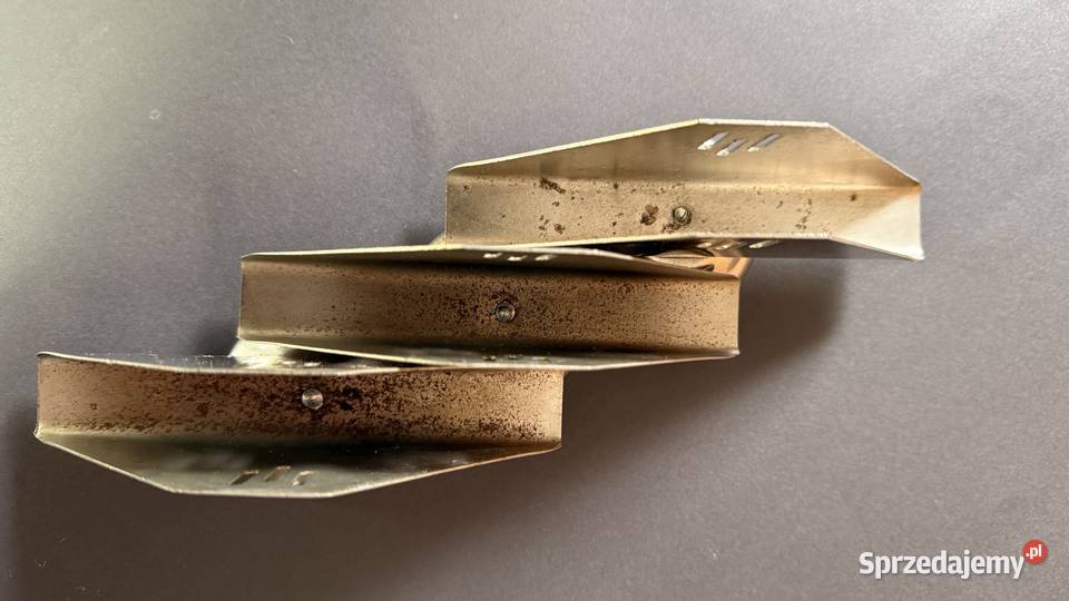 3 serwetniki metalowe vintage Lublin
