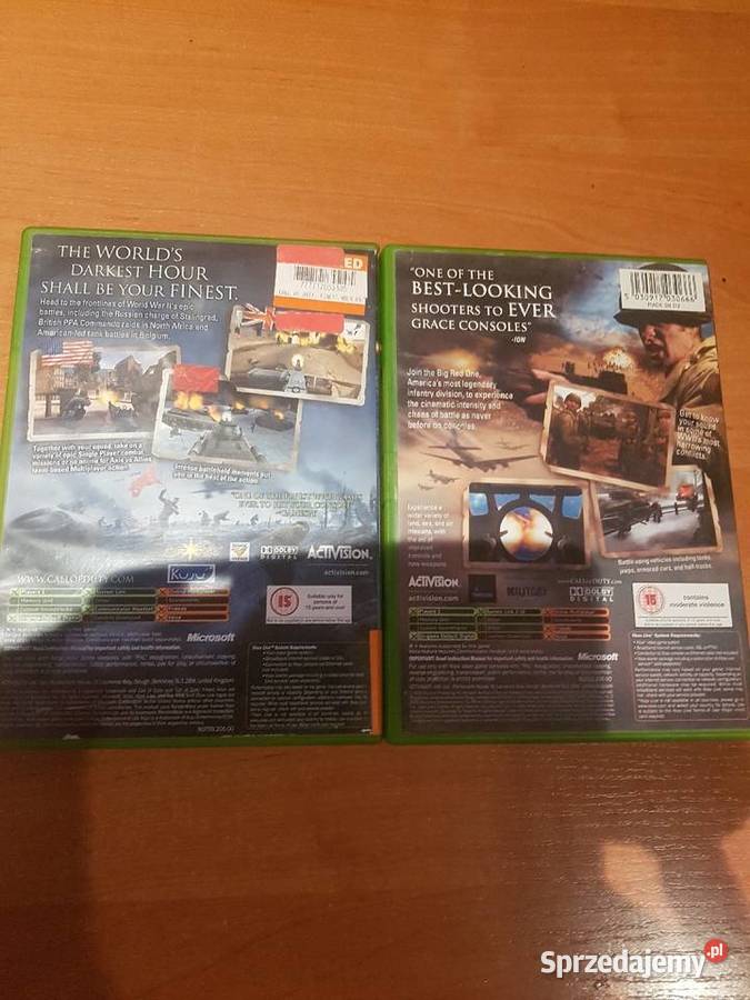 Dwie gry na Xbox 360 Call diety 12 Katowice sprzedam