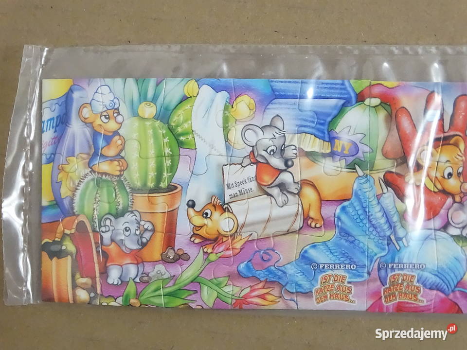 Puzzle Kinder Niespodzianka Myszki Ist die Katze Biłgoraj