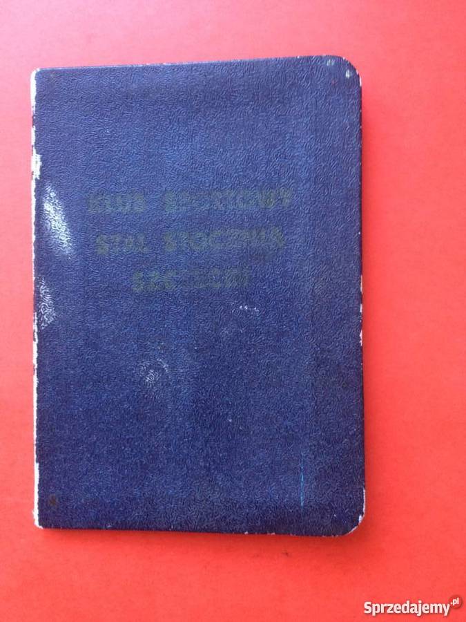 398 Legitymacja Klubu Stal Stocznia Antyki, Sztuka, Kolekcje zachodniopomorskie Szczecin