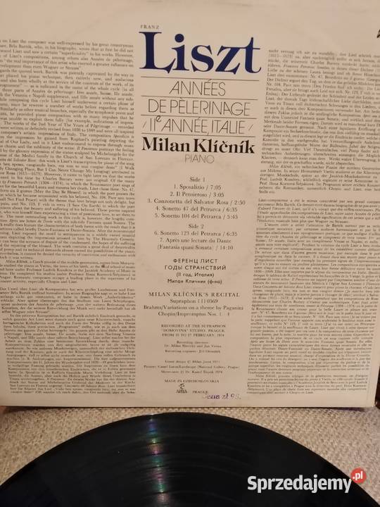 Liszt Milan Klicnik 1975 dolnośląskie Wałbrzych