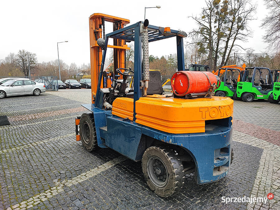 wózek widłowy Toyota 025FG40 LPG triplex 6 m 4 Kęty