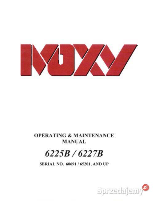 MOXY 622B 6227B instrukcja obsługi DTR naprawy Kielce