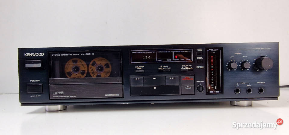 Kenwood magnetofon dwukasetowy KX 660 HX KX660HX Międzychód
