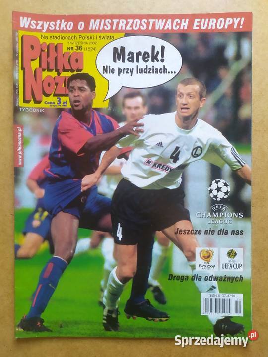 Tygodnik Piłka Nożna rocznik 2002 Czasopisma
