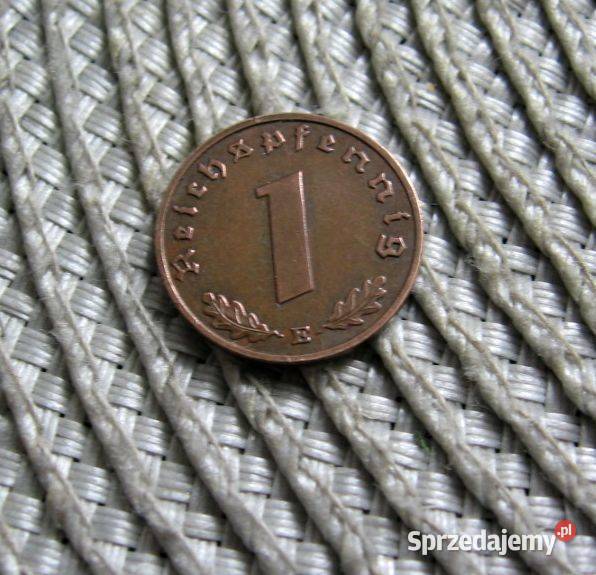 Niemcy 1 Reichspfennig 1939r E Kalisz