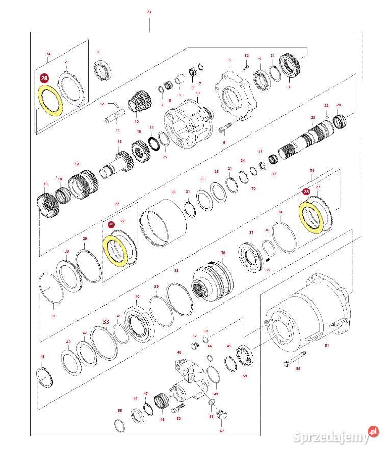 Tarcza cierna sprzęgła Valtra Massey Ferguson Białystok