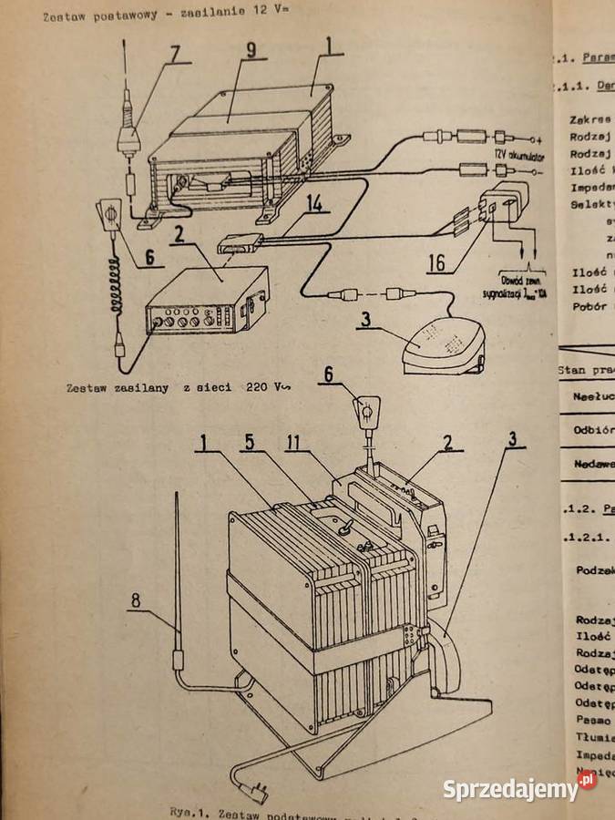 Radiotelefon Unitra Radmor R2433 Radiostacja Pozostałe lubuskie Zielona Góra