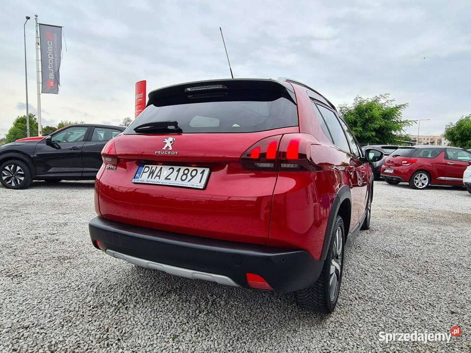 Peugeot 2008 SzklanyDach Navi PDC Kamera 2xPDC czujnik deszczu Wągrowiec