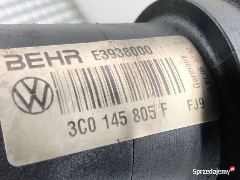 INTERCOOLER VW PASSAT B6 3C0145805F 19 105 0511