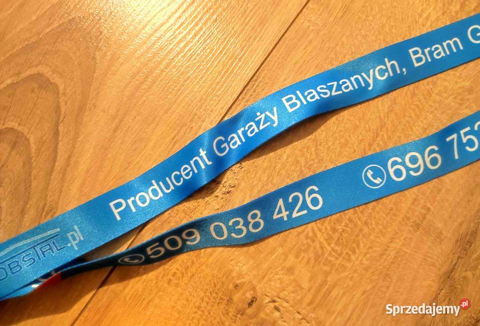 Smycz do kluczy identyfikatora niebieska z kujawsko-pomorskie