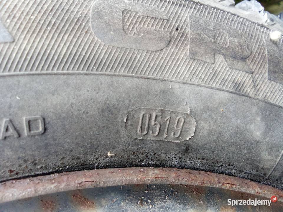 ŁADNE OPONY ZIMOWE z 2019 roku stalówki 14 wielkopolskie Wągrowiec sprzedam