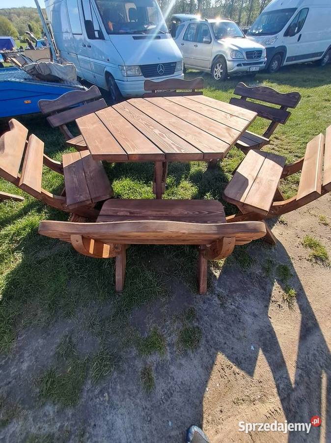 Meble ogrodowe Producent lite drewno lubuskie Zielona Góra sprzedam
