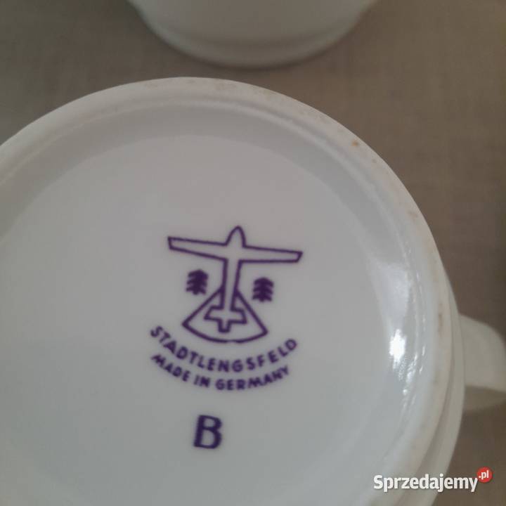 Serwis śniadaniowokawowy Stadtlengsfeld 19501963 Porcelana i szkło Bogatynia sprzedam