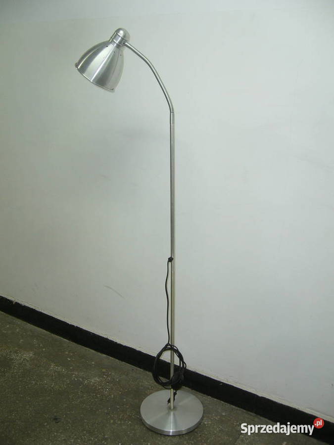 Lampa stojąca aluminiowa do czytania IKEA Lersta