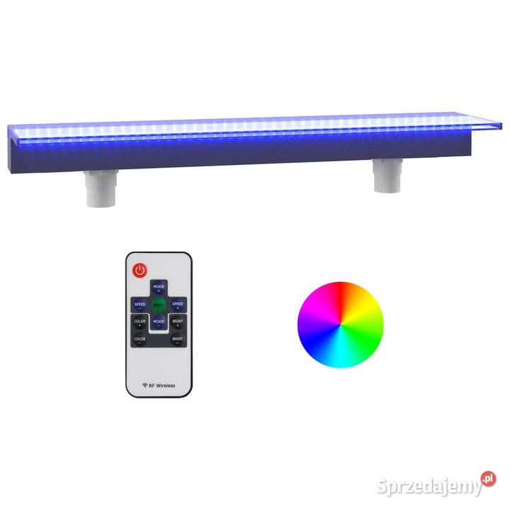 Wylewka do wodospadu z oświetleniem RGB LED mazowieckie Warszawa