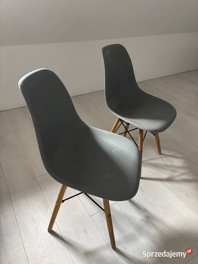 Nowoczesne Krzesłoszare2 sztuki Nowa Sól