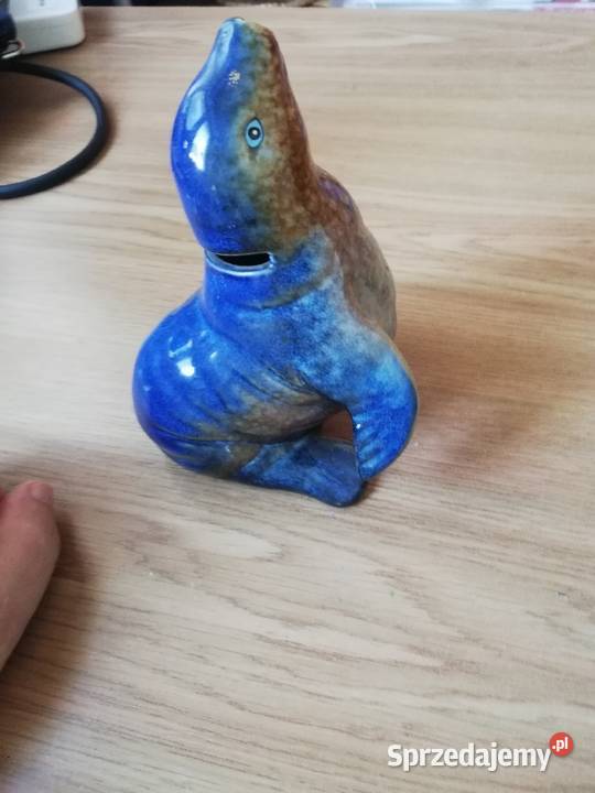 Figurka delfin porcelana Warszawa