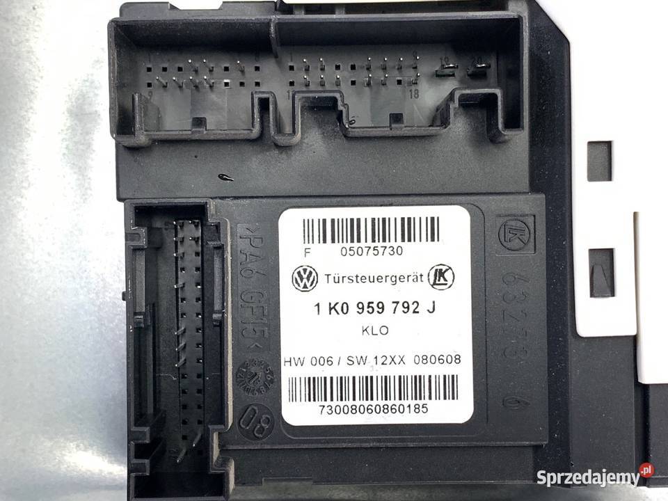 PODNOŚNIK SZYBY PRAWY PRZÓD VW TIGUAN 1K0959792J