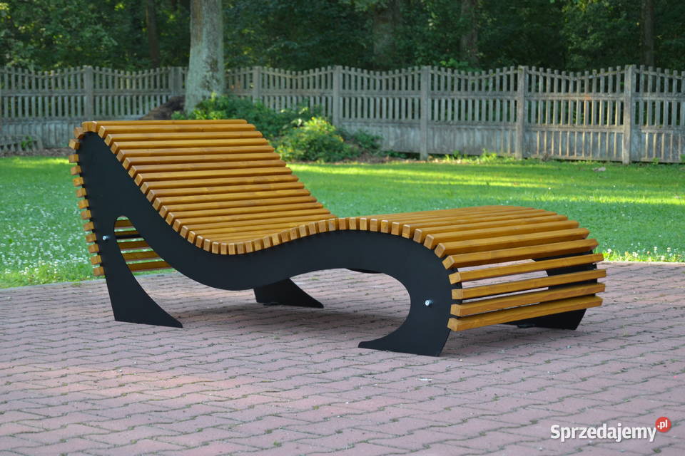 Leżak ogrodowy miejski parkowy L004 Zalesie sprzedam