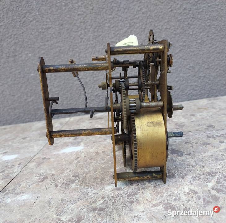 611 Mechanizm starego zegara ściennego Junghans Tczew