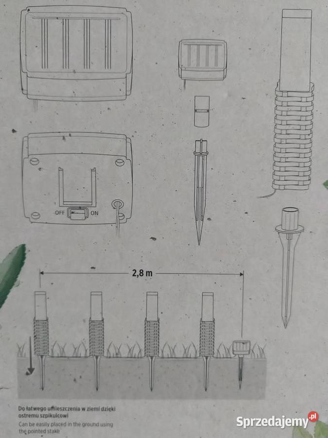 NAJTANIEJ Lampki Solarne Ratanowe Lampy Rattan 4 śląskie Zabrze