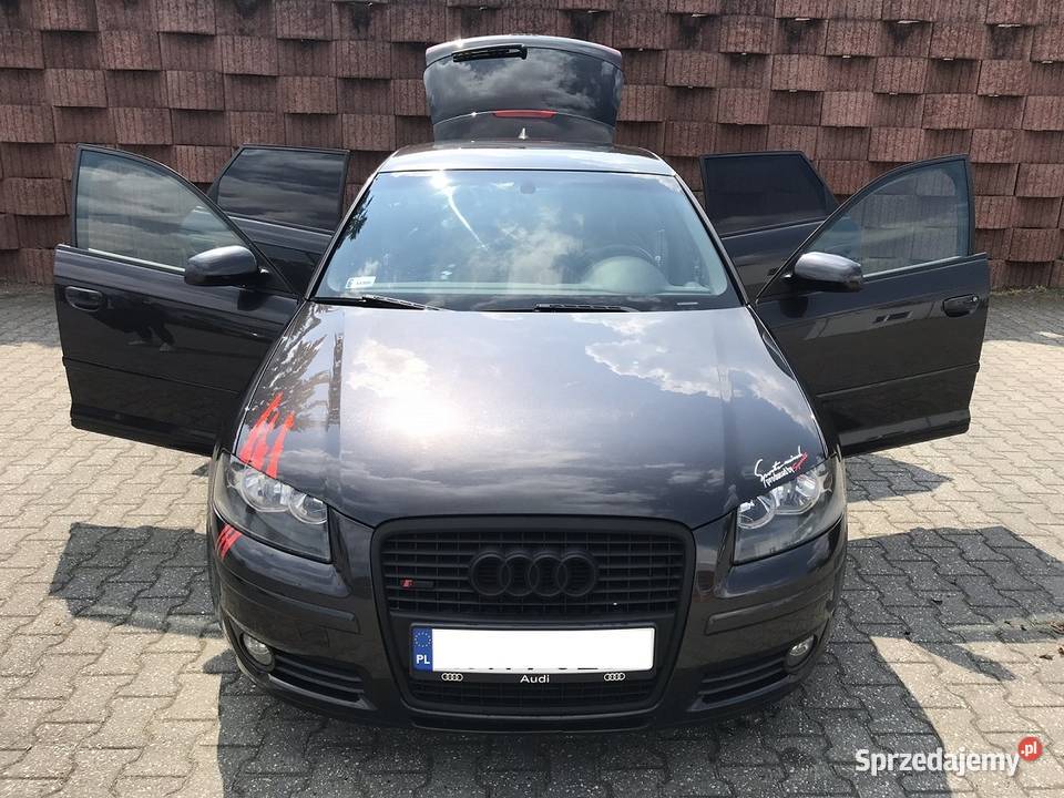 Grafitowe Audi A3 8p 20tdi 170 S Line Quattro 1968cm3