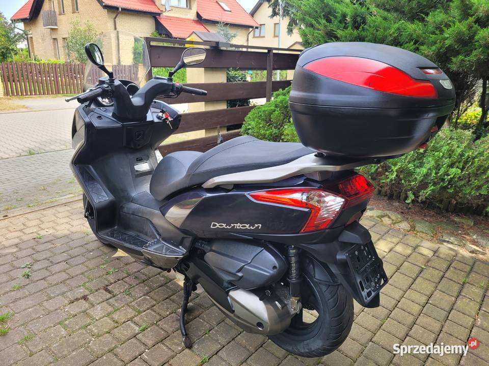 KYMCO DOWNTOWN 300i ABS 2011r italmotopila bagażnik Motocykle, skutery, quady Piła