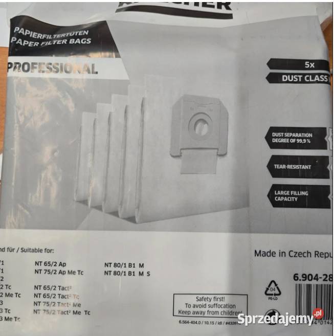 Karcher worki filtracyjne 5 69042850 Wrocław