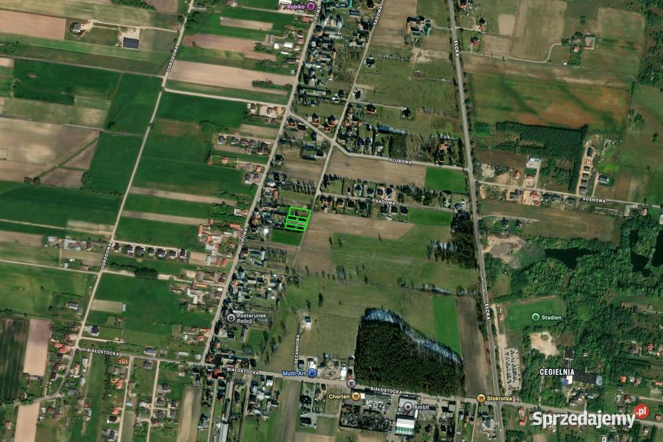 Działka 2386 m2 w Dobrzyniewie Dużym 20 minut Dobrzyniewo Duże