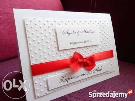 Zaproszenia ślubne Kraków