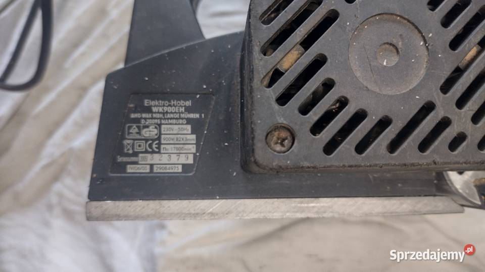 Elektryczny strug hebel Woolf 900W sprawny Woźniki